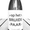 wijnetiket bruiloft bubbels