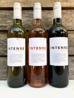 Witte wijn, rose wijn en rode wijn van Intense d'Oc