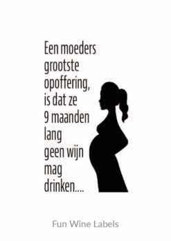 wijn quote zwanger