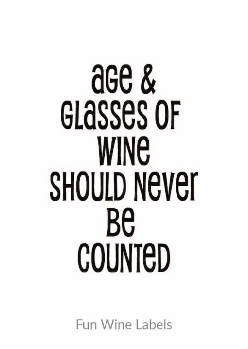 Wijn quote Age Glasses