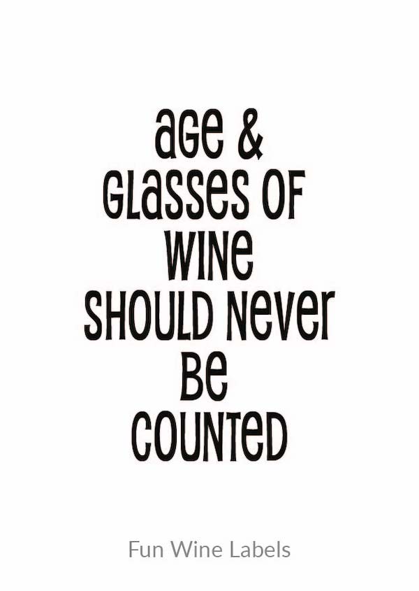 Wijn quote Age Glasses