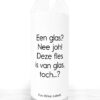 wijnetiket Één glas wijn van fun wine labels