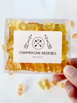 Champagne Beertjes klein - 50g, alcoholvrije snoepjes