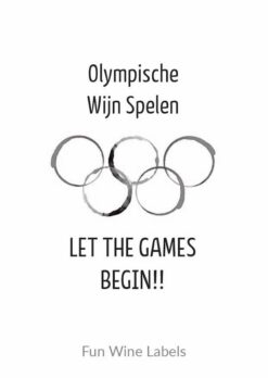 design wijnetiket wine games