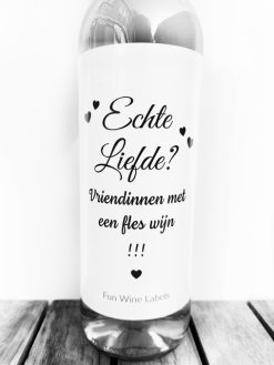 Wijnetiket Vriendinnen, hét etiket om aan je vriendinnen te geven