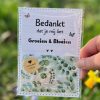 Kaart en bloemzaden Groen is een super lieve kleine attentie om de juf en meester van je kind mee te bedanken aan het einde van het schooljaar.