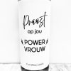 Wijnetiket 'Powervrouw' maakt van elke fles wijn een origineel cadeau en je plakt het gemakkelijk over een bestaand wijnetiket heen. Het is een perfect cadeau om een goede vriendin mee te feliciteren.